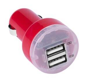 Denom USB autós töltő piros AP741944-05