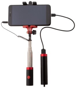 Slatham selfie bot power bankkal piros fekete AP781131-05