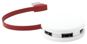 Niyel USB hub piros fehér AP781136-05