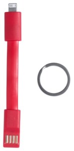 Holnier USB töltős kulcstartó piros AP781847-05
