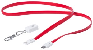 Doffer USB Type-C nyakpánt piros AP781884-05