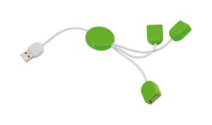 POD USB elosztó lime zöld fehér AP791402-07