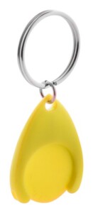 Nelly kulcstartós bevásárlókocsi érme sárga AP800375-02