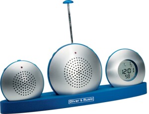 Reath diktafon-rádió-óra ezüst kék AP806103-06
