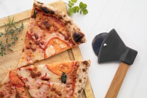 Pizzax pizzaszeletelő fekete natúr AP808054-10