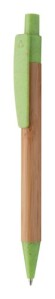 Boothic bambusz golyóstoll zöld natúr AP810427-07