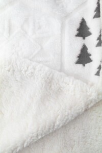 Sundborn karácsonyi takaró szürke fehér AP861005-77