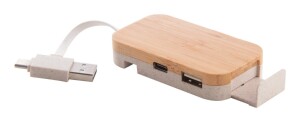 Holbaru USB hub natúr AP864034