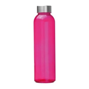Indianapolis üveg kulacs, 500 ml rózsaszín 139411