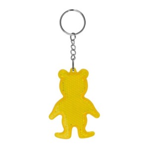 Medve formájú kulcstartó sárga 244908
