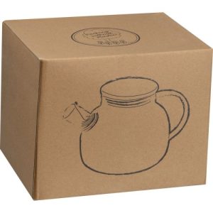 Frankfurt üvegkancsó bambusz fedővel, 1000 ml Áttetsző 318566