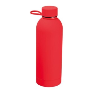 Ostrava gumírozott ivópalack,  750 ml piros 496805