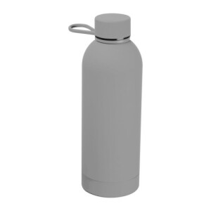 Ostrava gumírozott ivópalack,  750 ml szürke 496807