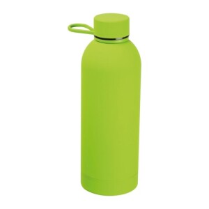 Ostrava gumírozott ivópalack,  750 ml világos zöld 496829