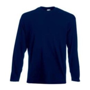 Fruit VALUEWEIGHT LONG SLEEVE T deep navy F073911