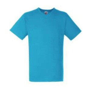 Fruit VALUEWEIGHT V-NECK T azure F082111