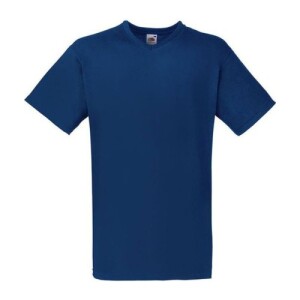 Fruit VALUEWEIGHT V-NECK T navy F080417