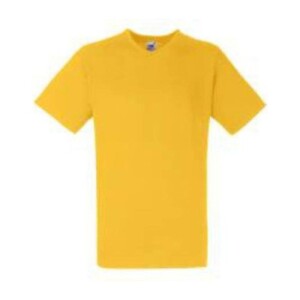 Fruit VALUEWEIGHT V-NECK T sunflower F082011