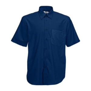 Fruit SHORT SLEEVE OXFORD SHIRT navy F120411
