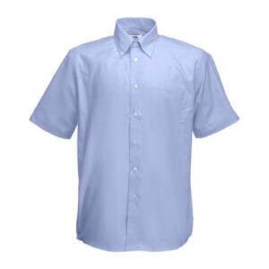 Fruit SHORT SLEEVE OXFORD SHIRT oxford blue F121910