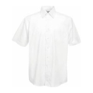 Fruit SHORT SLEEVE POPLIN SHIRT white F140111