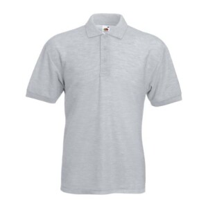 Fruit 65/35 POLO heather grey F221517