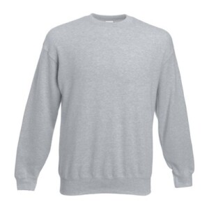 Fruit CLASSIC SET-IN SWEAT heather grey F411517