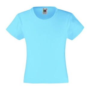 Fruit GIRLS VALUEWEIGHT T sky blue F581202
