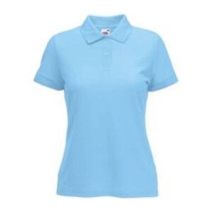 Fruit LADIES 65/35 POLO sky blue F681213