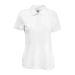 Fruit LADIES 65/35 POLO white F680113