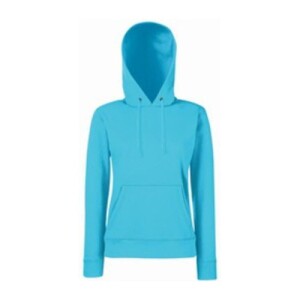 Fruit LADIES CLASSIC HOODED SWEAT azure F812113