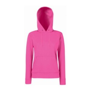 Fruit LADIES CLASSIC HOODED SWEAT fuchsia F812813