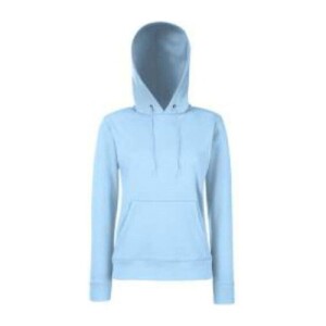 Fruit LADIES CLASSIC HOODED SWEAT sky blue F811213