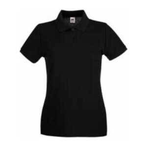Fruit LADIES PREMIUM POLO black FN010313