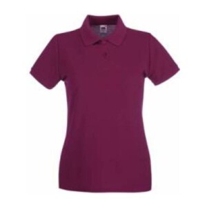Fruit LADIES PREMIUM POLO burgundy FN010813