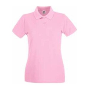 Fruit LADIES PREMIUM POLO light pink FN012513