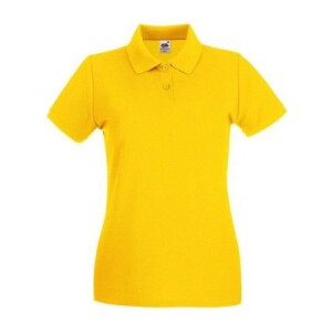 Fruit LADIES PREMIUM POLO sunflower FN012013