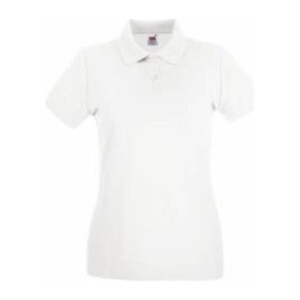 Fruit LADIES PREMIUM POLO white FN010113