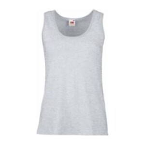 Fruit LADIES VALUEWEIGHT VEST heather grey FN021513