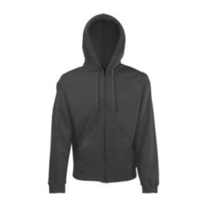 Fruit CLASSIC HOODED SWEAT JACKET graphite FN072310