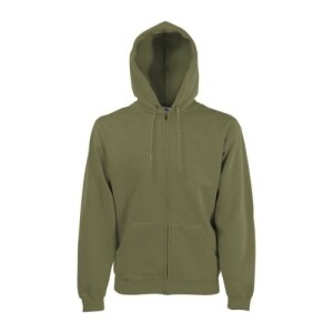 Fruit CLASSIC HOODED SWEAT JACKET olive FN074110