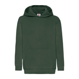 Fruit KIDS CLASSIC HOODED SWEAT bottle green FN110616