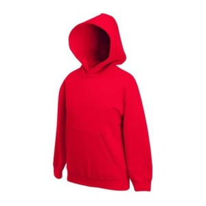 Fruit KIDS CLASSIC HOODED SWEAT red FN110516