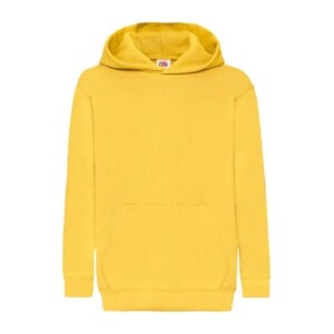 Fruit KIDS CLASSIC HOODED SWEAT sunflower FN112016