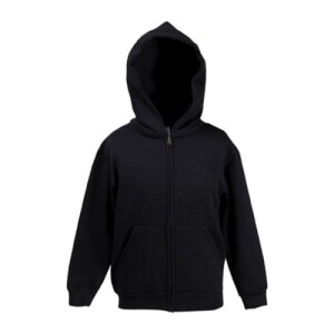 Fruit KIDS CLASSIC HOODED SWEAT JACKET black FN120316