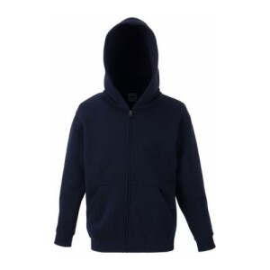 Fruit KIDS CLASSIC HOODED SWEAT JACKET deep navy FN123916
