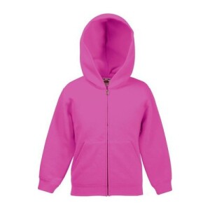 Fruit KIDS CLASSIC HOODED SWEAT JACKET fuchsia FN122816