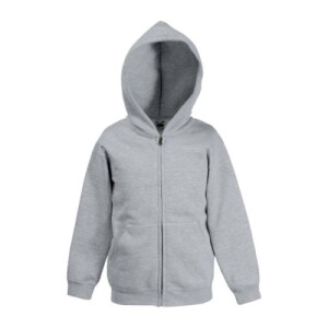 Fruit KIDS CLASSIC HOODED SWEAT JACKET heather grey FN121516