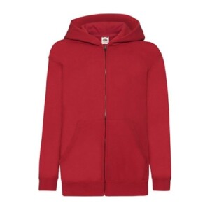 Fruit KIDS CLASSIC HOODED SWEAT JACKET red FN120516