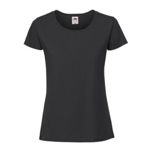 Fruit LADIES ICONIC 195 RINGSPUN PREMIUM T black FN560313